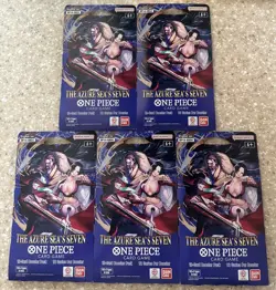 (5) One Piece TCG The Azure Sea's Seven Sleeved Booster OP-14 EB04 English - Image 1