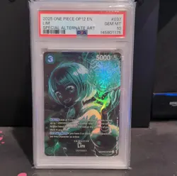 One Piece Lim OP12 Special Alternate Art Holo 037 2025 English PSA 10 - Image 1