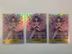 Nico Robin SR EB03-055 - Extra Booster One Piece Heroines Lot of 3 - Image 1