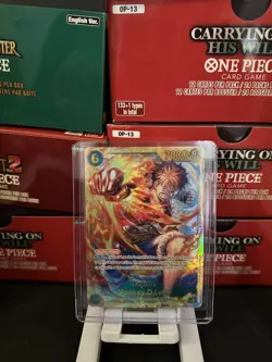 Monkey D Luffy OP13-118 SEC One Piece TCG Carrying on his Will - M/NM - Fast 🚚 - Image 1