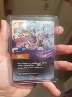 Riftbound Sett - Brawler Card 232/221 Overnumbered Signature. - Image 1