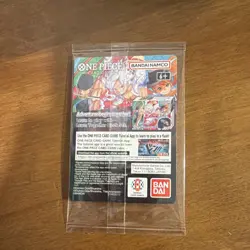 One Piece Monkey D. Luffy US Voyage College Basketball Promo Card. SEALED - Image 2