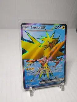 Zapdos EX 192/165 SV Scarlet & Violet 151 Holo Full Art Pokemon Card - Image 2