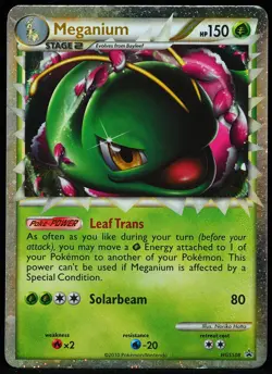 Meganium #HGSS08 NM Pokemon Card - Image 1