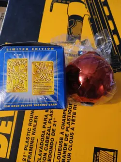 Sealed Burger King Mewtwo Blue Pokemon 23K Plated Trading Card Pokeball 1999 - Image 2