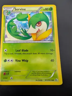 Servine RC2/RC25 Legendary Treasures Radiant Collection 2013 Pokemon Card VLP/NM - Image 4