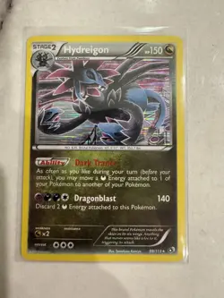 Pokemon TCG Hydreigon Legendary Treasures Holo Rare Card 99/113 - Image 1
