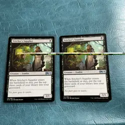 (2x) Stitcher's Supplier 121 Uncommon Core Set 19 LP MTG - Image 1