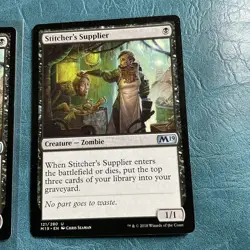 (2x) Stitcher's Supplier 121 Uncommon Core Set 19 LP MTG - Image 2