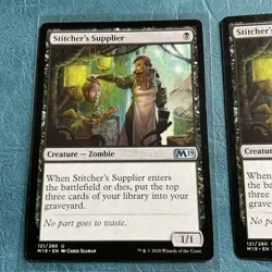 (2x) Stitcher's Supplier 121 Uncommon Core Set 19 LP MTG - Image 3