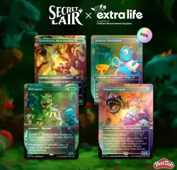 🔥‍NEW Secret Lair x Play-Doh: Squishful Thinking Foil | Extra Life SLD | MTG - Image 1