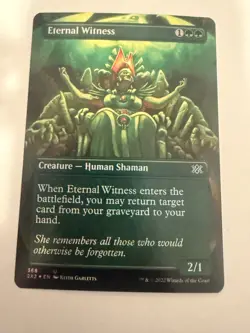 Magic: The Gathering Eternal Witness Uncommon borderless foil 368 - Image 1