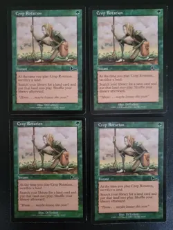 Crop Rotation x4 Playset – Urza's Legacy MTG 1999 Instant LP Magic The Gathering - Image 1