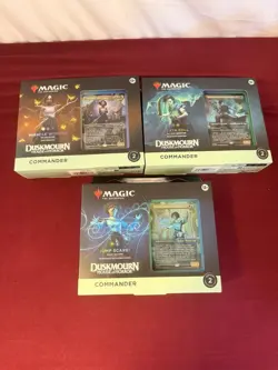 Magic The Gathering Duskmourn House of Horror Commander Deck Set of 3 New Sealed - Image 1