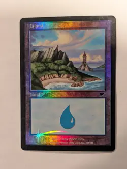 Onslaught MTG FOIL Island (#335) Magic - Image 1