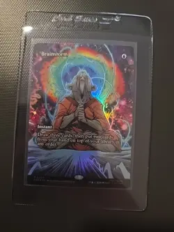 MTG Brainstorm (Borderless) 0004 (M) Teenage Mutant Ninja Turtles Source (PZA) - Image 1