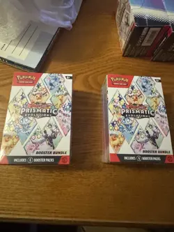 Pokemon TCG Prismatic Evolutions Booster Bundle Sealed x2 - Image 1