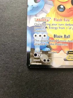 Pokemon Flareon EX Full Art Ultra Rare RC28/RC32 Generations Radiant Collection - Image 3