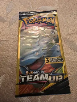 Pokemon Sun & Moon Team Up Booster Pack – Factory Sealed – Fresh from Box - Image 1