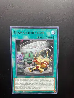 Yugioh Ojamassimilation LED2-EN022 1st Edition Rare LP - Image 1