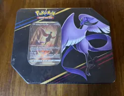 GALARIAN ARTICUNO Pokemon 2023 Collectors Crown Zenith Tin (5 packs & 1 Promo.. - Image 2