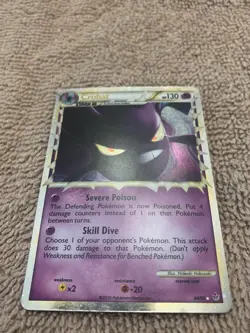 Crobat 84/95 Holo Rare Prime HGSS Unleashed 2010 Pokemon TCG English NM - Image 1