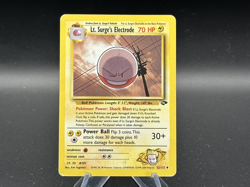 Lt. Surge's Electrode - 52/132 Gym Challenge - Pokemon TCG - 2000 - Image 1