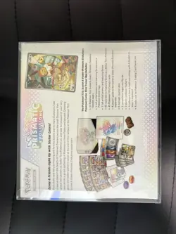 Pokemon Center Prismatic Evolutions ETB Elite Trainer Box Factory Sealed w/ Case - Image 3