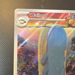 Wailord 162/159 Illustration Rare Holo 240HP Hydro Pump Pokemon TCG - Image 2