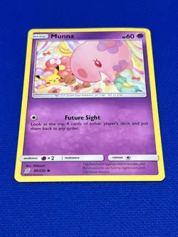 Pokemon Tcg Munna 88/236 & Eevee & Pikachu Unified Minds Non Holo - Image 2