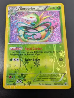 2013 Pokemon Legendary Treasures: Radiant Collection Serperior #RC3/RC25 Holo NM - Image 4