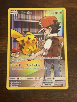 Pokemon Sun & Moon Cosmic Eclipse Pikachu Secret Rare 241/236 - Image 1