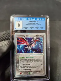 2007 Pokemon EX Power Keepers Skarmory ex #98/108 Holo Graded CGC 6 Like PSA - Image 2