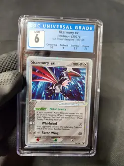 2007 Pokemon EX Power Keepers Skarmory ex #98/108 Holo Graded CGC 6 Like PSA - Image 4