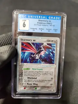 2007 Pokemon EX Power Keepers Skarmory ex #98/108 Holo Graded CGC 6 Like PSA - Image 5
