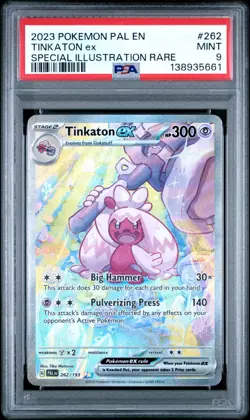 2023 POKEMON PAL EN-PALDEA EVOLVED 262 TINKATON EX SIR PSA 9 - Image 1
