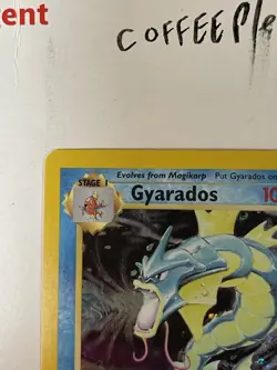 Pokemon Gyarados 6/102 Base Set Holo Rare Wizards of the Coast 1999 Vintage - Image 4
