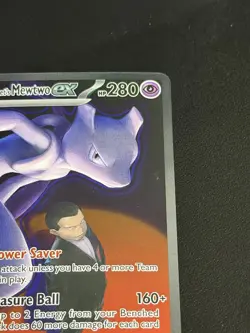 Team Rocket's Mewtwo ex 281/217 SIRSecret Ascended Heroes Pokemon IN HAND MINT - Image 3