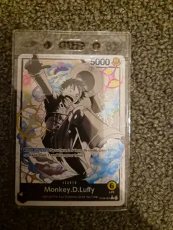 One Piece Monkey. D. Luffy ST29-001 (ALT ART) Leader Card Egghead English - Image 1