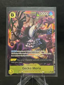 Bandai One Piece Card Game Gecko Moria Character Card OP14-104 Alt Art SR - Image 1