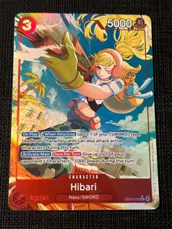 HIBARI 2026 One Piece EB03 Heroines Edition Rare Alt Art 008 ENGLISH - Image 1