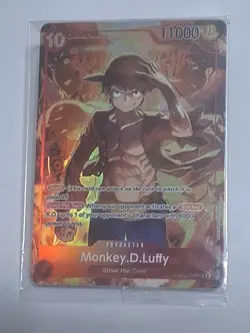 Monkey D Luffy ST10-006 Treasure Booster Promo One Piece TCG - Image 1
