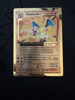 Pokemon Charizard Metal Promo Holo Card 004/102 Celebrations - Image 1