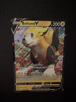 Pokemon TCG Boltund V SWSH219 JUMBO Oversize Black Star Promo Card - Image 4