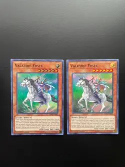 Yugioh Valkyrie Erste SHVA-EN003 Super Rare 1st Edition NM X2 - Image 1
