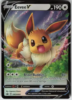 Eevee V SWSH065 Promo SWSH: Sword & Shield Promo Cards Pokemon - Image 1