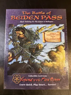The Battle of Beiden Pass 1996 Legend of the Five Rings Collectible Card Game 2 - Image 1
