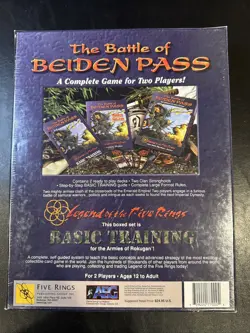 The Battle of Beiden Pass 1996 Legend of the Five Rings Collectible Card Game 2 - Image 2