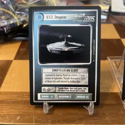 Star Trek CCG Cards Lot Of 5 Ship Cards - Defiant, Mirror Terok Nor ++ - Image 5