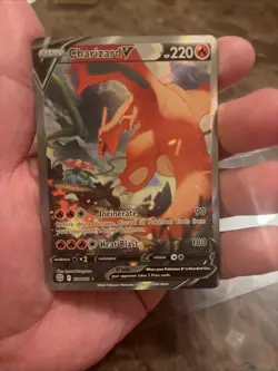 Pokemon TCG Charizard v Brilliant Stars Holo Ultra Rare Card 154/172 - Image 1